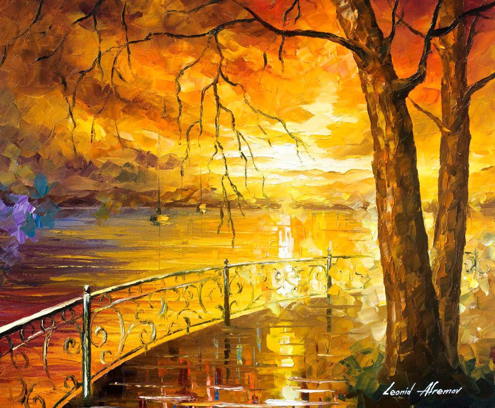 The Sweetness Of The Sun by Leonid Afremov by Leonidafremov dlvr.it/Cjd187
