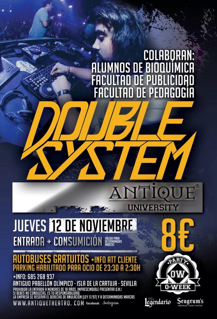 Jueves en #ANTIQUE!

Seguímos de fiesta! #OtroLleno

Entrada+copa+Bus:8€

Tlf:659197593