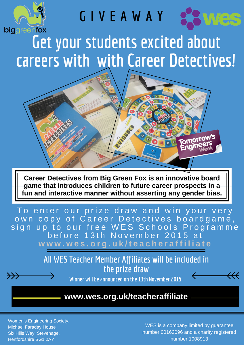 WES1919's tweet photo. Last chance to enter our #TEWeek15 prize draw for teachers! https://t.co/pmH7gP2N7t DEADLINE 12/11/2015 https://t.co/qRgbnSnUc5