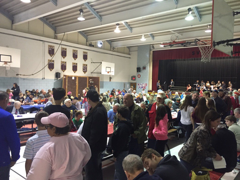 SV - Veterans breakfast at South Vienna gets a huge turnout. Thanks veterans for your service to our country. Dr. K