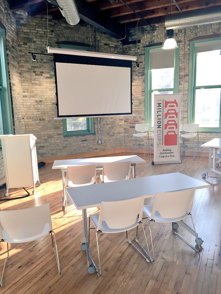 See you at 9am, we have U Delivery presenting this morning! #1mcmke