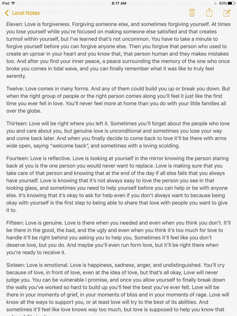 camiimyers's tweet photo. 17 things Ive learned about love by 17 https://t.co/QRVtRKbmbR