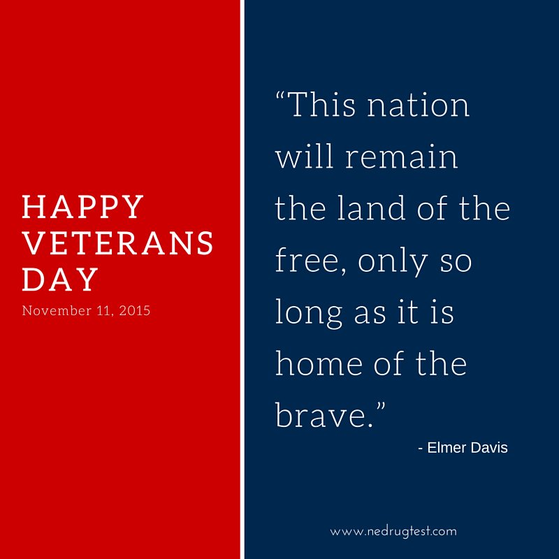 NEDrugTesting's tweet photo. Thanks to our #veteran Happy #VeteransDay #VeteransDaySalute https://t.co/pTizfsnBod