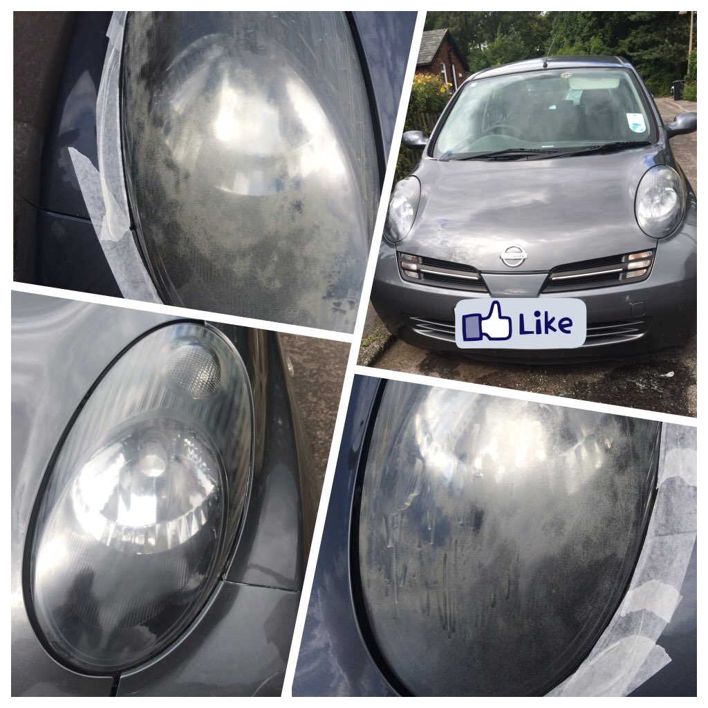 Headlamp restoration, and full valet...a very happy customer 😃👍🏻