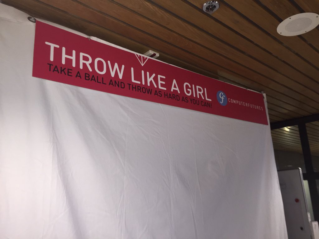 WuthrichA's tweet photo. #itdiamonds #computerfutures #throwlikeagirl https://t.co/TTzkwWHxKc
