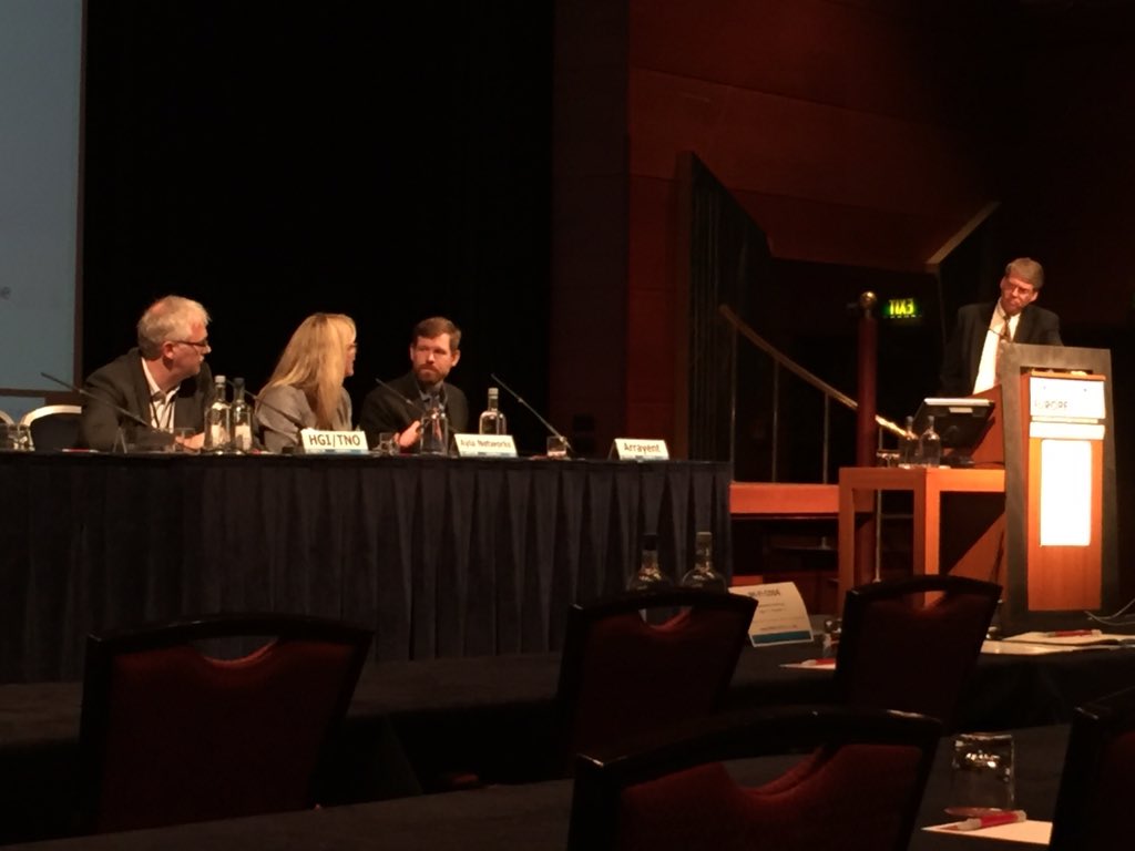 EliTLund's tweet photo. .@CONNECTIONS_EU IoT & APIs for connected devices being discussed by @Arrayent @aylanetworks @HGIbulletin #CONNEU15 https://t.co/LCGQr6Tbmp