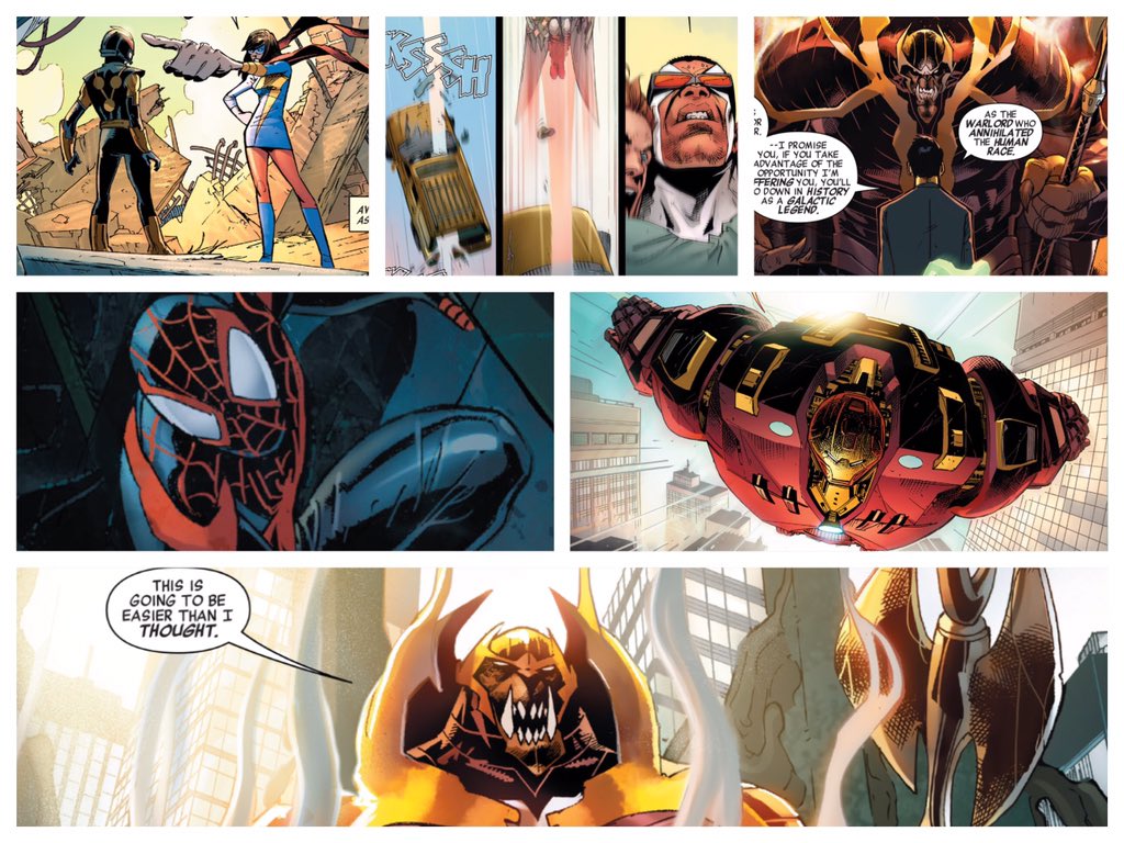 60secspoilers's tweet photo. #SPOILERS @AdamKubert @MarkWaid #Novasajerk #Capgoestowork #eviltalk #Milesstalks #Tonyflies #heroesdie #allnewaveng https://t.co/ZdqvPrJzXe