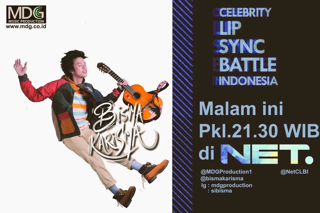 bismakarisma's tweet photo. Aku lupa sedang tayang, ini aku menggila di @NetCLBI malam hari 😂 https://t.co/lPNflzQtHs