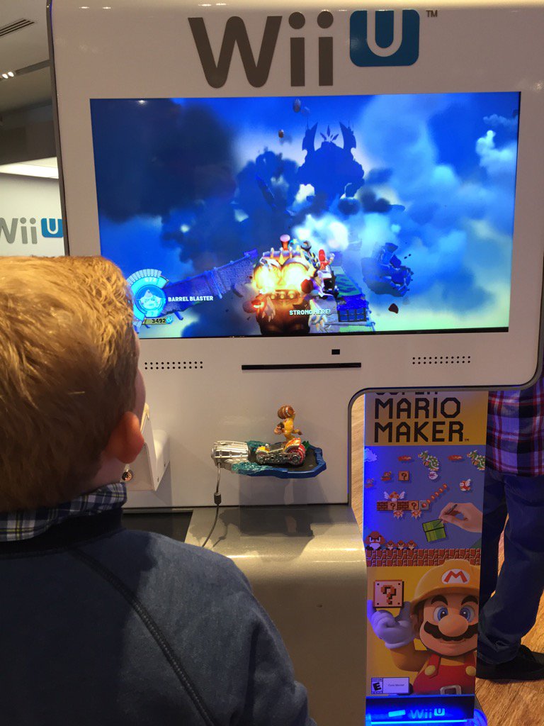 c2cmom's tweet photo. Super charging our morning  @NintendoAmerica #holidaygift guide unveiling. :-D #Nintendo https://t.co/SpnoJyJafG
