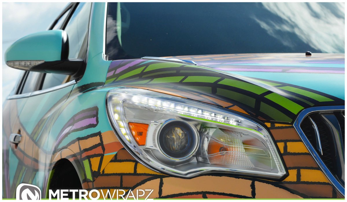 MetroWrapz's tweet photo. Buick for @AutoShowMiami. #carsmeetart #metrowrapz #miamiautoshow #miamibeach #metrowraps #artcar #miami #miamievent https://t.co/vh3IGK2hwe