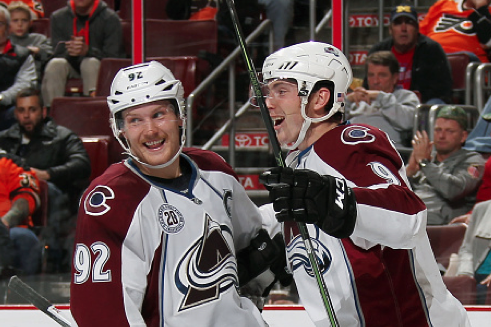 Avalanche's tweet photo. The line of Duchene, Landeskog &amp; MacKinnon had quite the game last night.

Full Story: https://t.co/ePMLZdMswt https://t.co/xlVd6umnSm