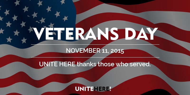 unitehere's tweet photo. Happy Veterans Day, y'all. Special shoutout to our members who served. #VeteransDay #1U https://t.co/iFO416efdv