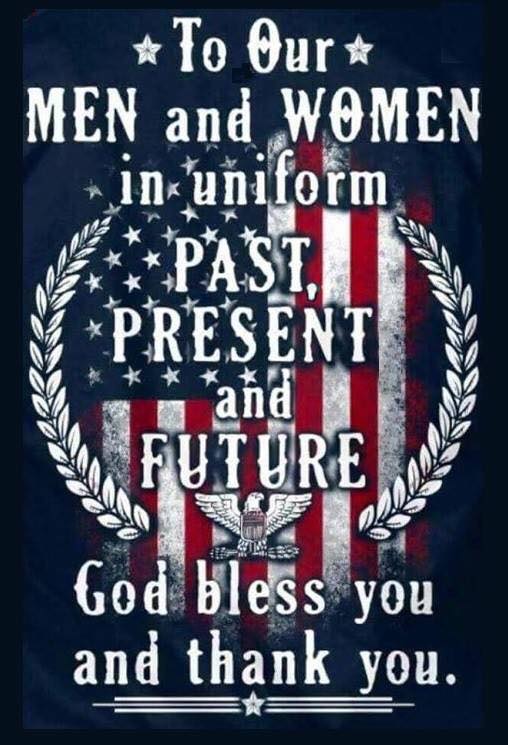 Our appreciation for your sacrifices and bravery truly never ends!  #Thankyou, and Happy Veterans Day!!