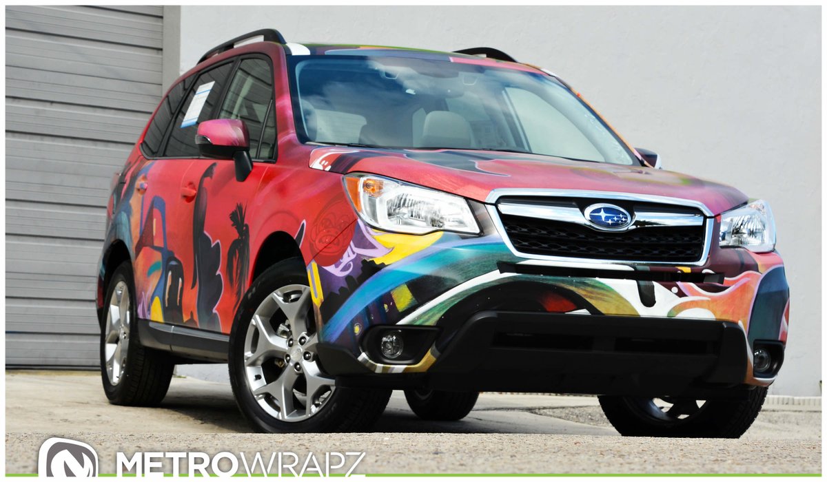 MetroWrapz's tweet photo. Subaru for @AutoShowMiami. #CarsMeetArt #metrowrapz #metrowraps #miamibeach #ourwrapzcreatehype #miamiautoshow https://t.co/4Cs4S8MoRV