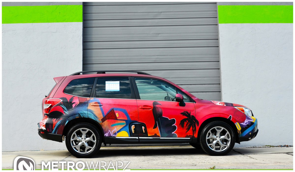 MetroWrapz's tweet photo. Subaru for @AutoShowMiami. #CarsMeetArt #metrowrapz #metrowraps #miamibeach #ourwrapzcreatehype #miamiautoshow https://t.co/4Cs4S8MoRV