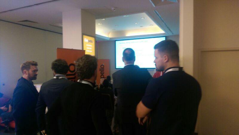 empello's tweet photo. #Empello at #Telemedia; 'Standing room only at our country updates!' https://t.co/gWepRfgJFw
