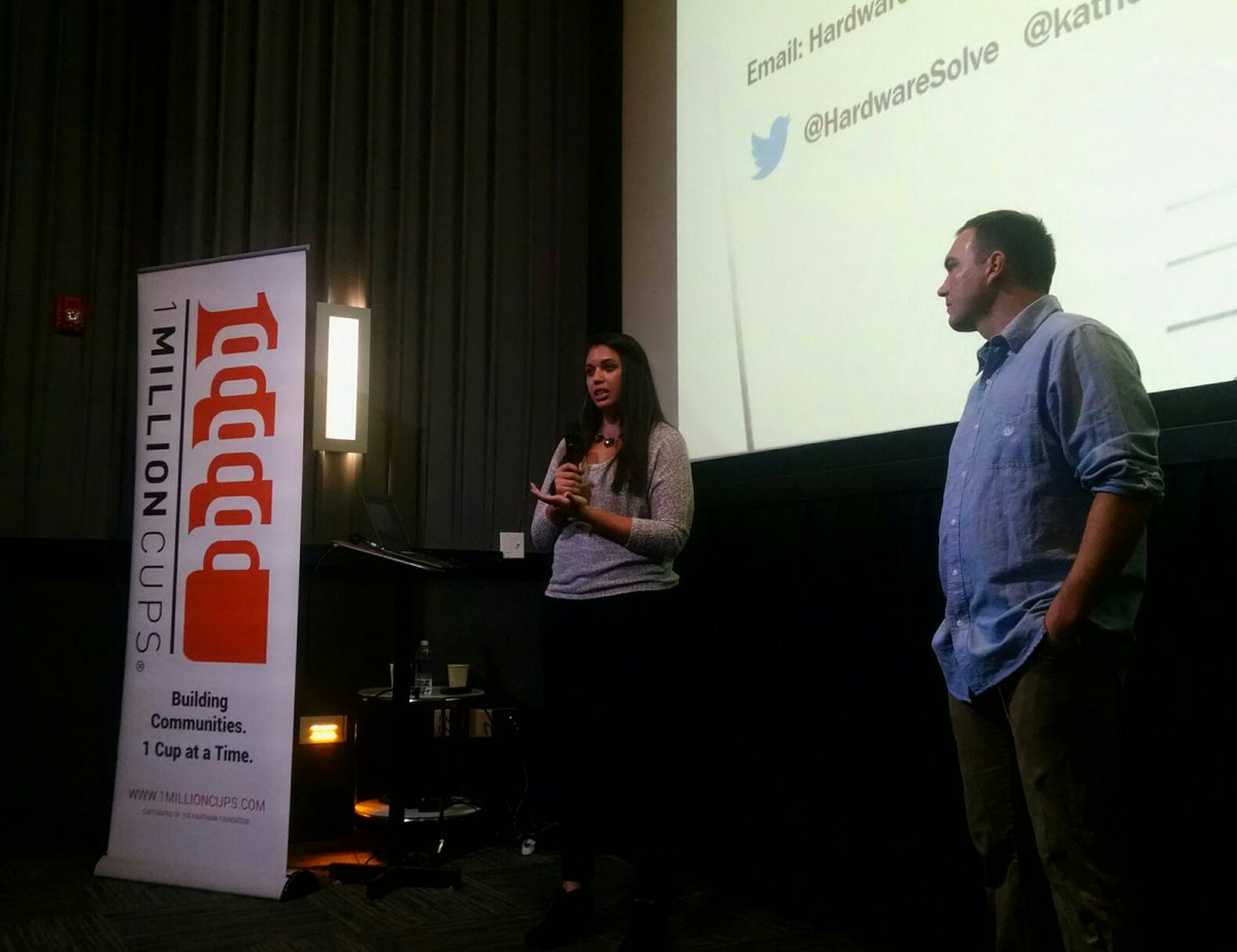 sarahebinder's tweet photo. Katriece has worked with 80+ startups through @uiventureschool. @HardwareSolve convinced her to jump on board #1MC https://t.co/EEbIC9Qllm