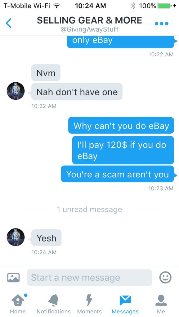 Ill_Chroma's tweet image. When people admit they scam lol @ShoutGamers @Relay_RTs @ShoutRTs @Gamer_RTweets