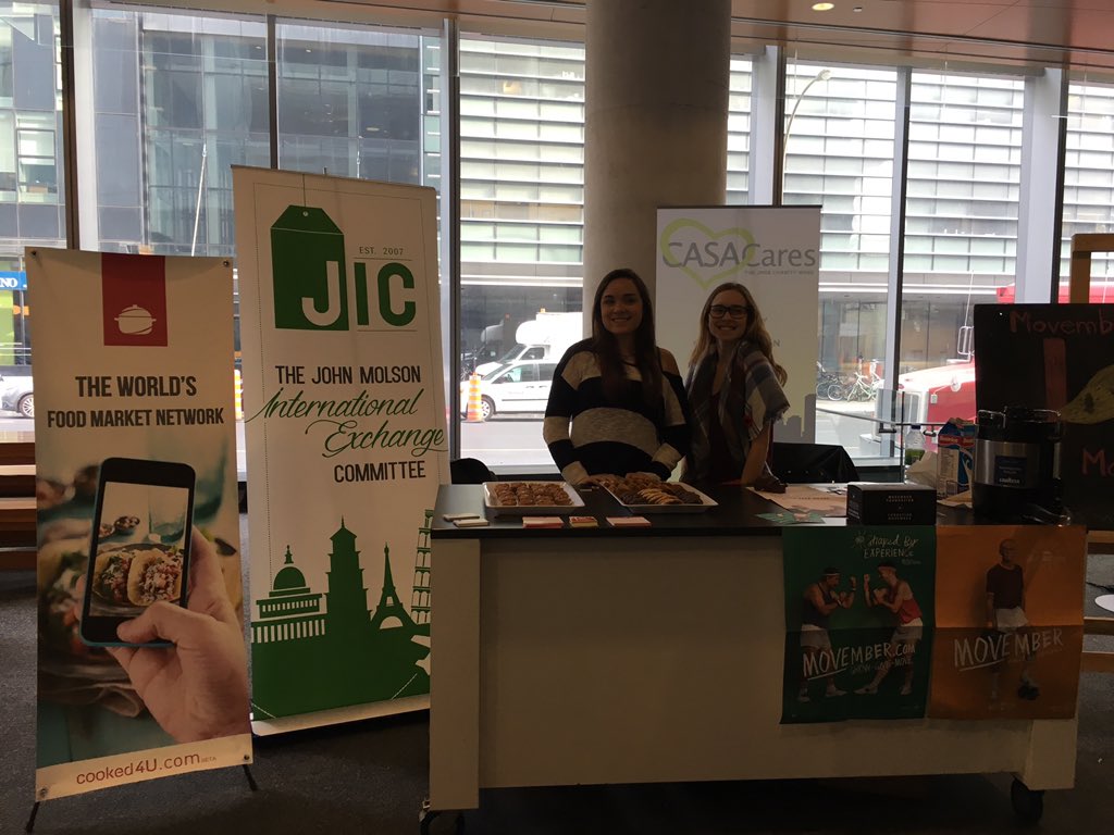 cooked4UHQ's tweet photo. At #JMSB offering a free breakfast for #RemembranceDay, pass by for some sweet morning yumms! https://t.co/iY9KTw4waQ