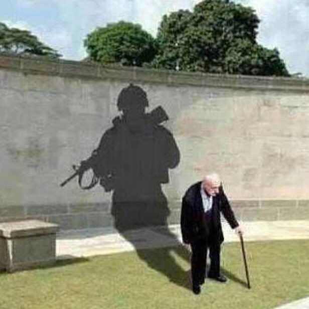 GongshowGear's tweet photo. They were soldiers once. Hold that door next time for an older person - they may have fought for your freedom. https://t.co/yzTG8XK2IT