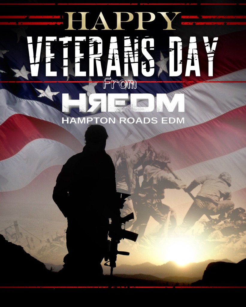 HamptonRoadsEDM's tweet photo. To all the service men n women who sacrifice their lives for our freedoms, from all of us here at HREDM, Thank You! https://t.co/P1mHJPtzpf