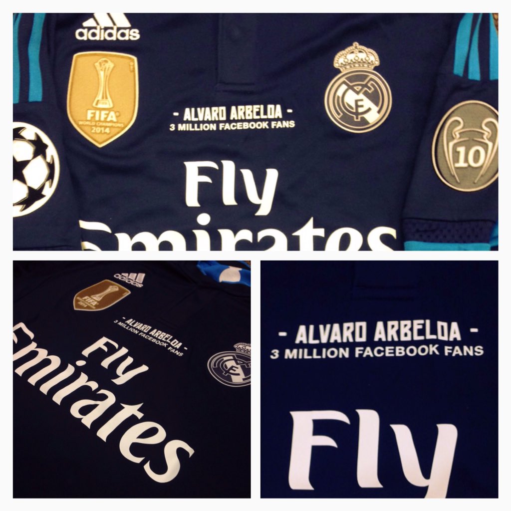 .<a href="/aarbeloa17/">Álvaro Arbeloa</a> supera los 3M de seguidores en <a href="/facebook/">Facebook</a> y sortea estas tres camisetas en su página oficial.