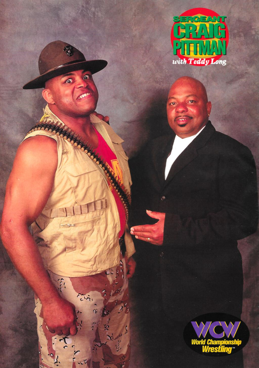 WCW Worldwide on Twitter: "Sergeant Craig Pittman and Teddy Long Pinup  Poster - WCW Magazine [May 1996] Happy Veterans Day!  https://t.co/Kh146XROYN" / Twitter