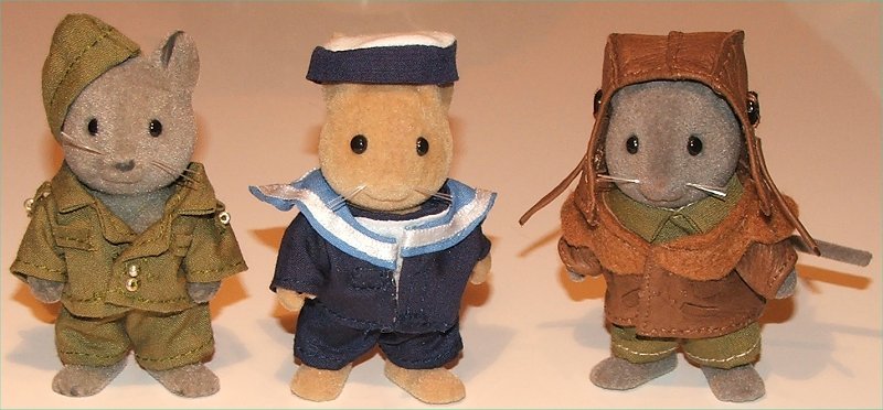 CathyWebmail1's tweet image. Grandmasoriginals remembering some of our brave armed forces with Sylvanian Families
