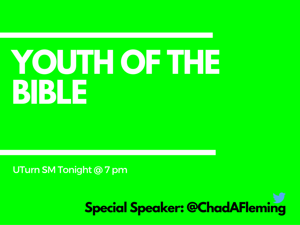 UturnParis's tweet photo. Tonight at #TheEffect, @ChadAFleming will be ministering to #UTurnSM. #YOTB https://t.co/SDnmSAfFMR