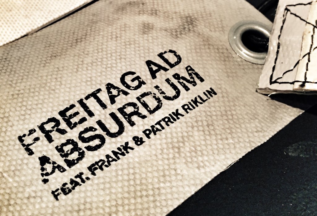 Beim artonomischen FREITAG-RIKLIN-Label heisst die Währung "Unübliches Handeln", nicht Euro, Dollar oder Yen!