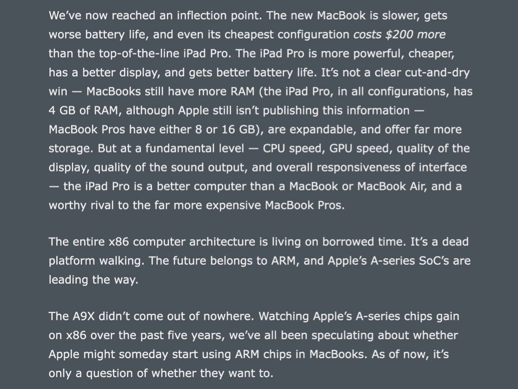 "You don’t have to choose between the performance of x86 and the battery life of ARM." ~ interesting  $INTC