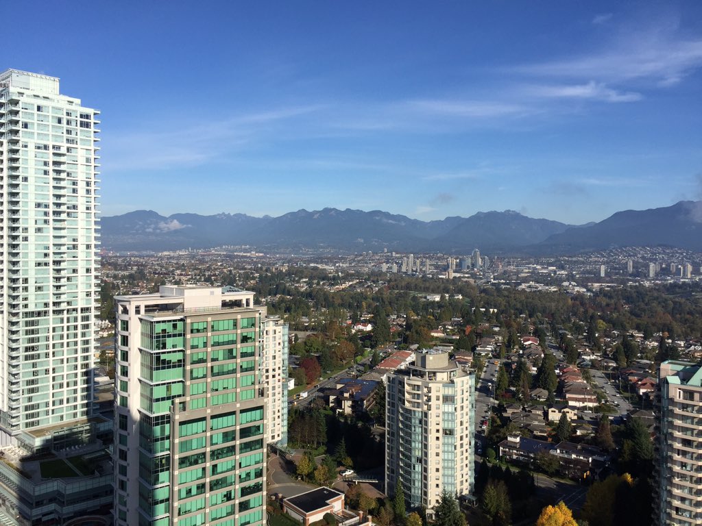 KoreRealty's tweet photo. Stunning Views from the 32nd floor of Metrotown's latest high rise, Station Square!
Tower 2 is underway. https://t.co/Rm3UtlEeAe