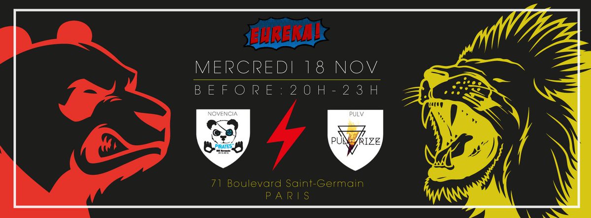 Pulv_Rize's tweet photo. Mercredi 18 les alcoolos, ça se passe à l'Eureka! https://t.co/97X3k3liZz