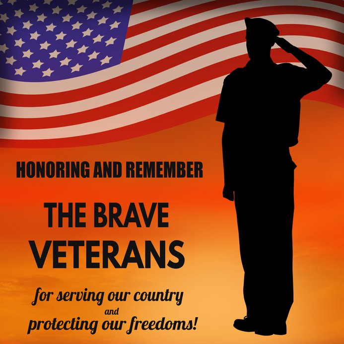 stanleyproctor's tweet photo. We thank and honor all who have served to protect our country and our liberty.  Happy #VeteransDay https://t.co/UyFBxieoGN