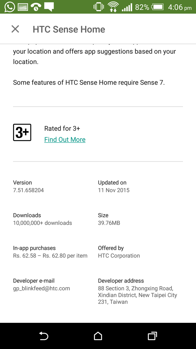 visualstoriez's tweet photo. #HTC #SenseHome update available on #GooglePlayStore https://t.co/HsEBEvi01N