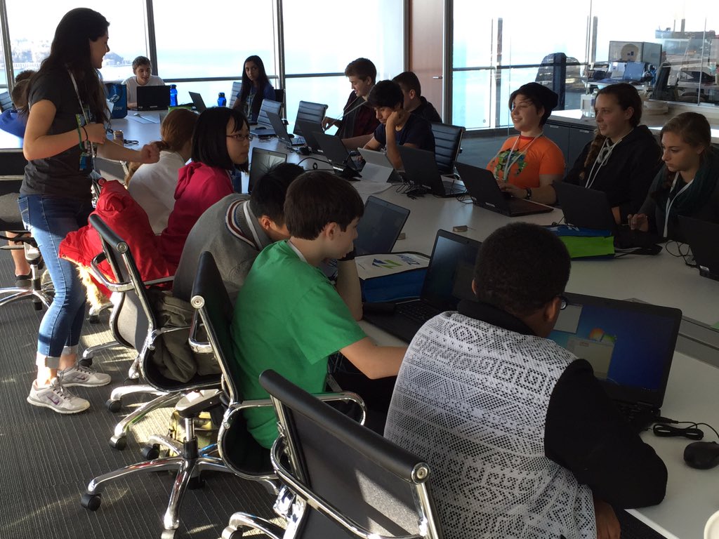 Love sharing the fun of coding and watching my sons teach other kids @ #KidsTechDay #ZillowLife