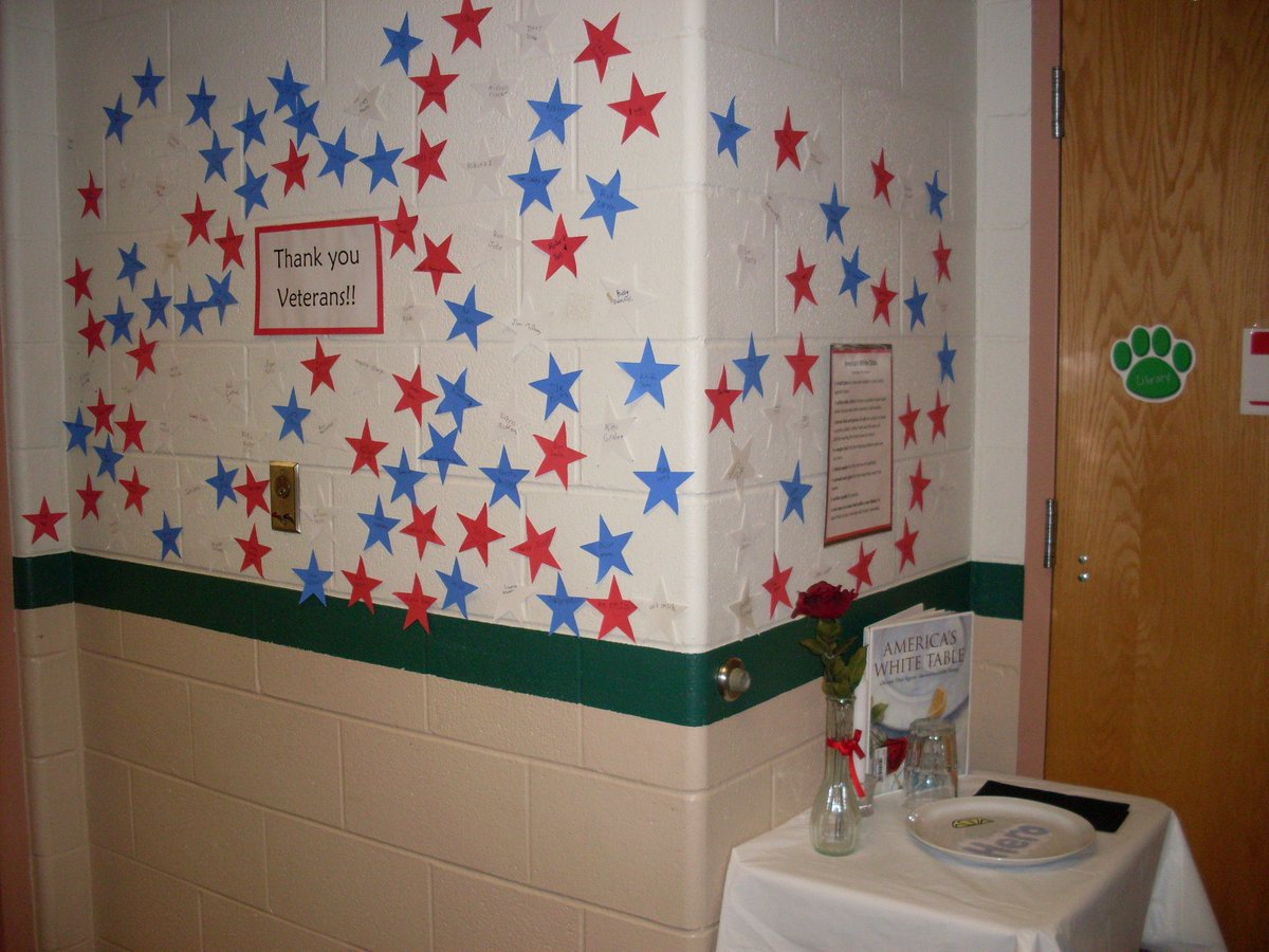 LibrarySG's tweet image. Thank you to all our veterans, especially our Stonegate veterans-a star for each!  Here is a pic of a few of them.