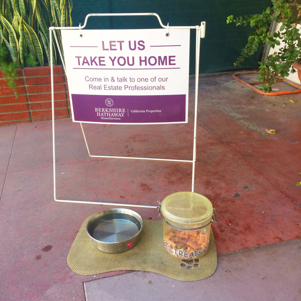 KateOCRealtor's tweet image. I love that my office in #SanClemente has #doggy #treats outside! #delmaravenue #berkshirehathaway come visit me!!!