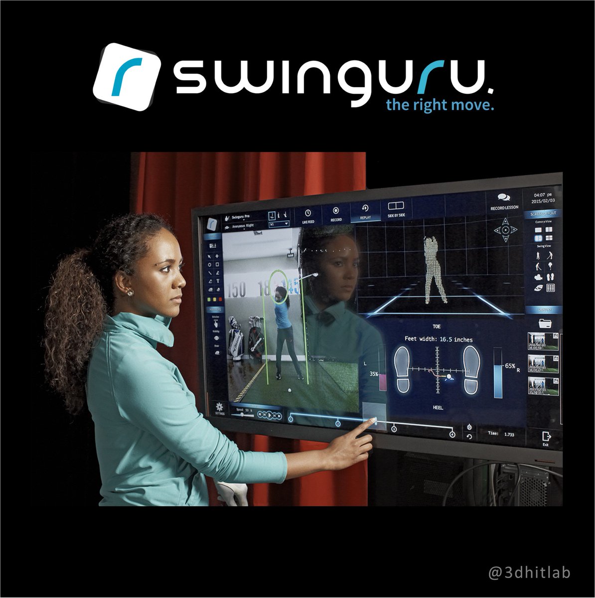 mayberrybsbl's tweet photo. Play golf? Golf tech is 25 years ahead of baseball. #Hittinguru 3D platform started 5 years ago with @SwinguruGolf https://t.co/fMAyEVIgPt