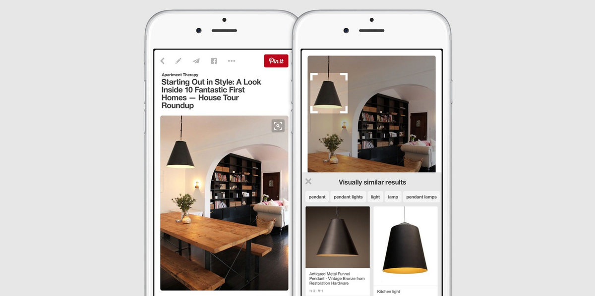 TheDigitalLab's tweet image. Search for items on Pinterest using visuals instead of words: bit.ly/1MnWEfL