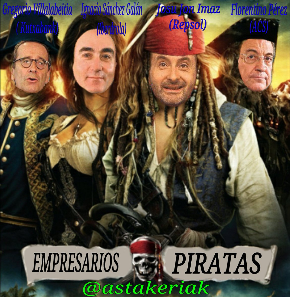 astakeriak's tweet photo. No hay barco para tanto pirata
#PatroMala #PrekarietateariSTOP https://t.co/rkiwxM60V3
