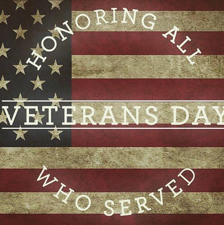 Thank you Veterans for your service.