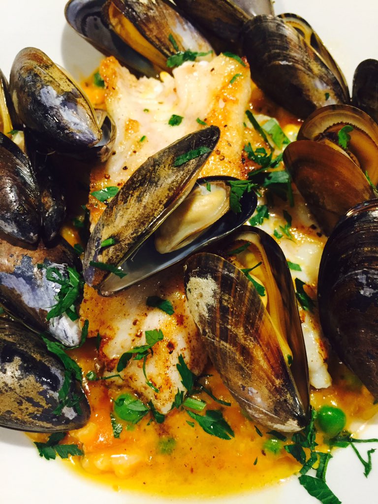 Redfish Risotto with Mulroybay Mussels - delicious £12.95 only tonight!  <a href="/Derryvisitor/">Visit Derry</a> <a href="/Legenderryhour/">Derry Hour</a> <a href="/CCIDERRY/">CCI Derry</a>