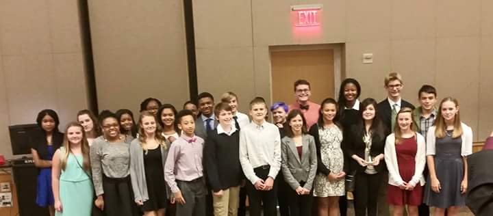 Congrats to Sidener's A team on placing 3rd at We The People competition. Excited to be headed to state competition!