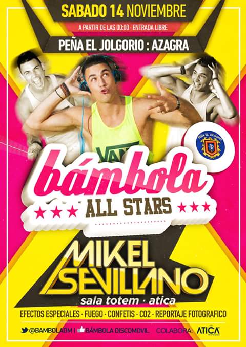 JolgorioOficial's tweet photo. El sábado estrenamos espectáculo de la mano de @MikelSevillano #BambolaAllStar #SanGregorio #ElJolgorioNoDescansa https://t.co/BuJ83WVwQX