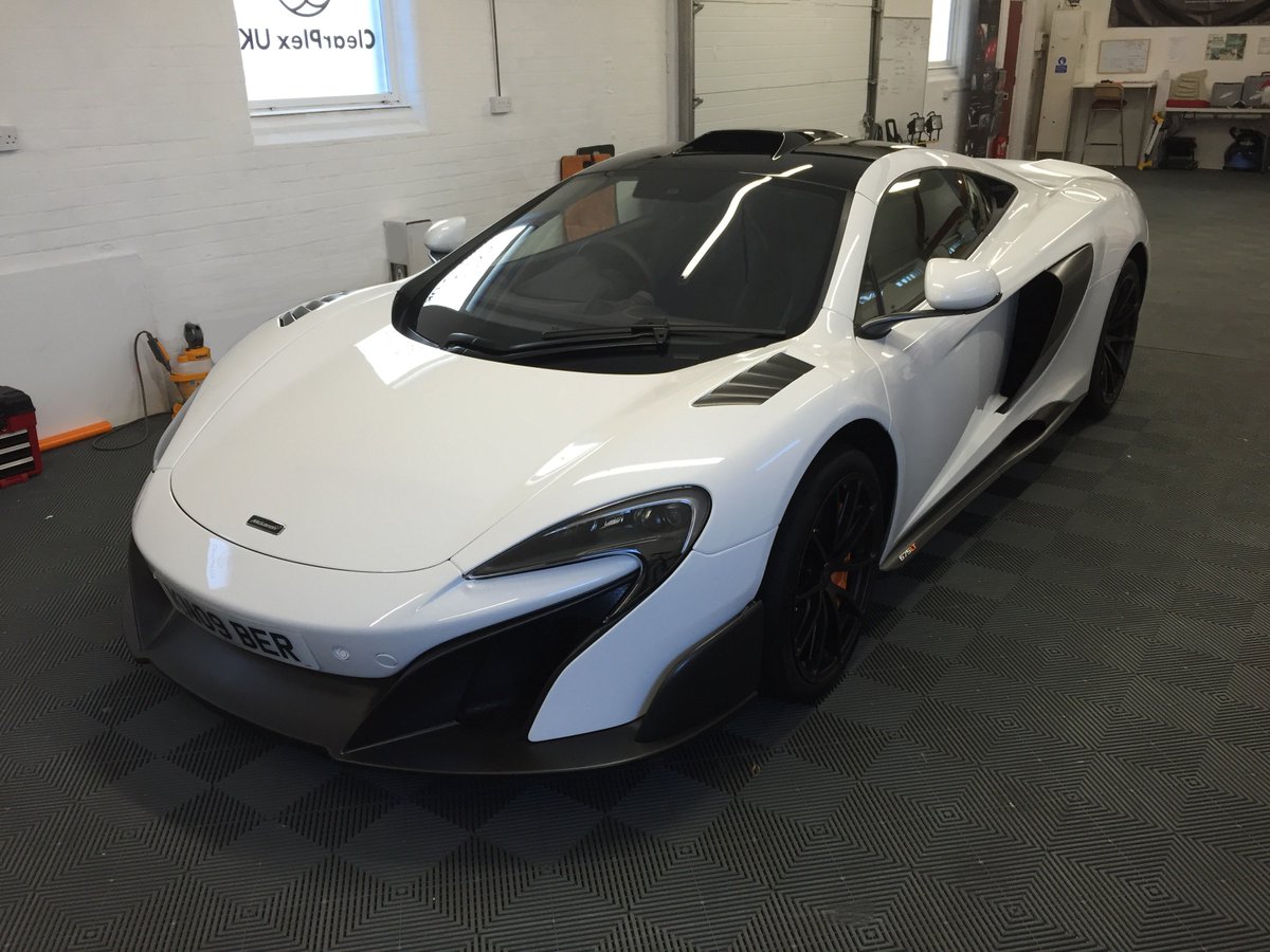 ClearPlexUK's tweet photo. We were lucky enough to have this brand new McLaren 670LT in for ClearPlex film installation - great car! https://t.co/z3wo9Ej0Lq