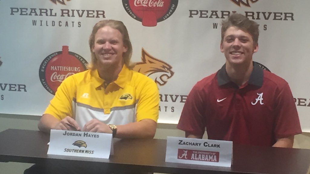 Kyle_Lindsey8's tweet photo. Congrats to @jordanhayes25 signing with @SouthernMissBSB and @ZachyClark signing with @AlabamaBSB #wildcatpride https://t.co/ou1uzwfaNA