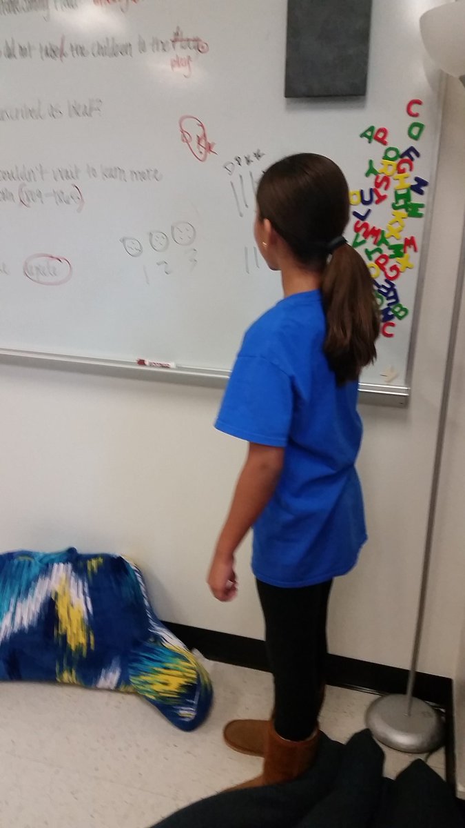 MsLyon1's tweet photo. A riddle a day keeps the kids entertained. 10min brain twisters @ the end of class! #riddles #KillianMustangs https://t.co/eLg4YUr3NE