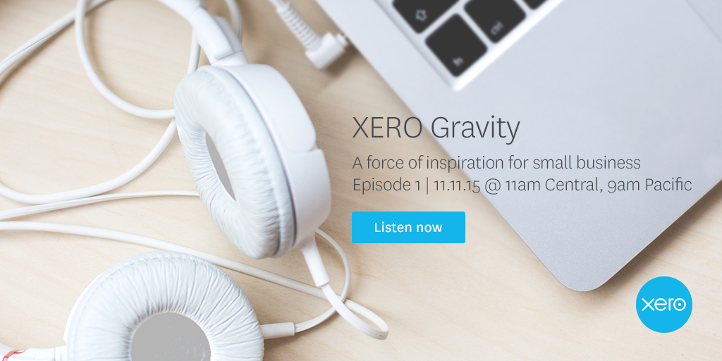 Xero's tweet photo. Tune in to Xero Gravity exciting new podcast takes you inside the business of doing business https://t.co/m3t2nUcnNb https://t.co/31bc2mkPHP