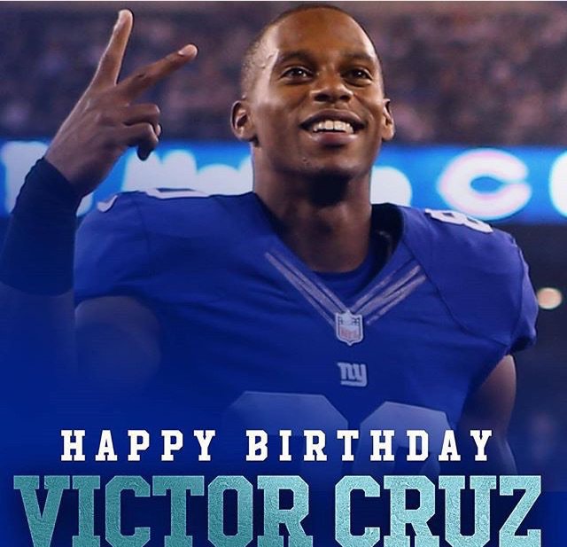 11/11- Happy 29th Birthday Victor Cruz. In June 2013, Cruz signed a five-yea....  